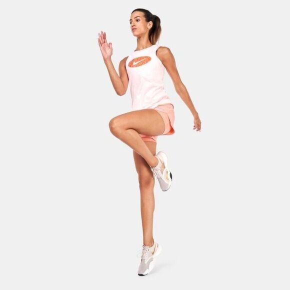 NIKE Flex Eclipse Running Dri Fit Shorts XS 5” Brief Lined CZ9568 Light Pink Foa - Picture 4 of 11